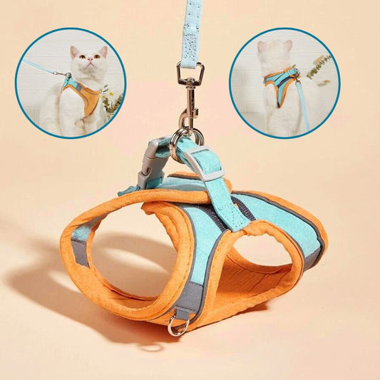 Harnais pour chat (laisse offerte) - Harnouche®